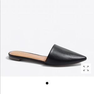 JCrew leather mule slides